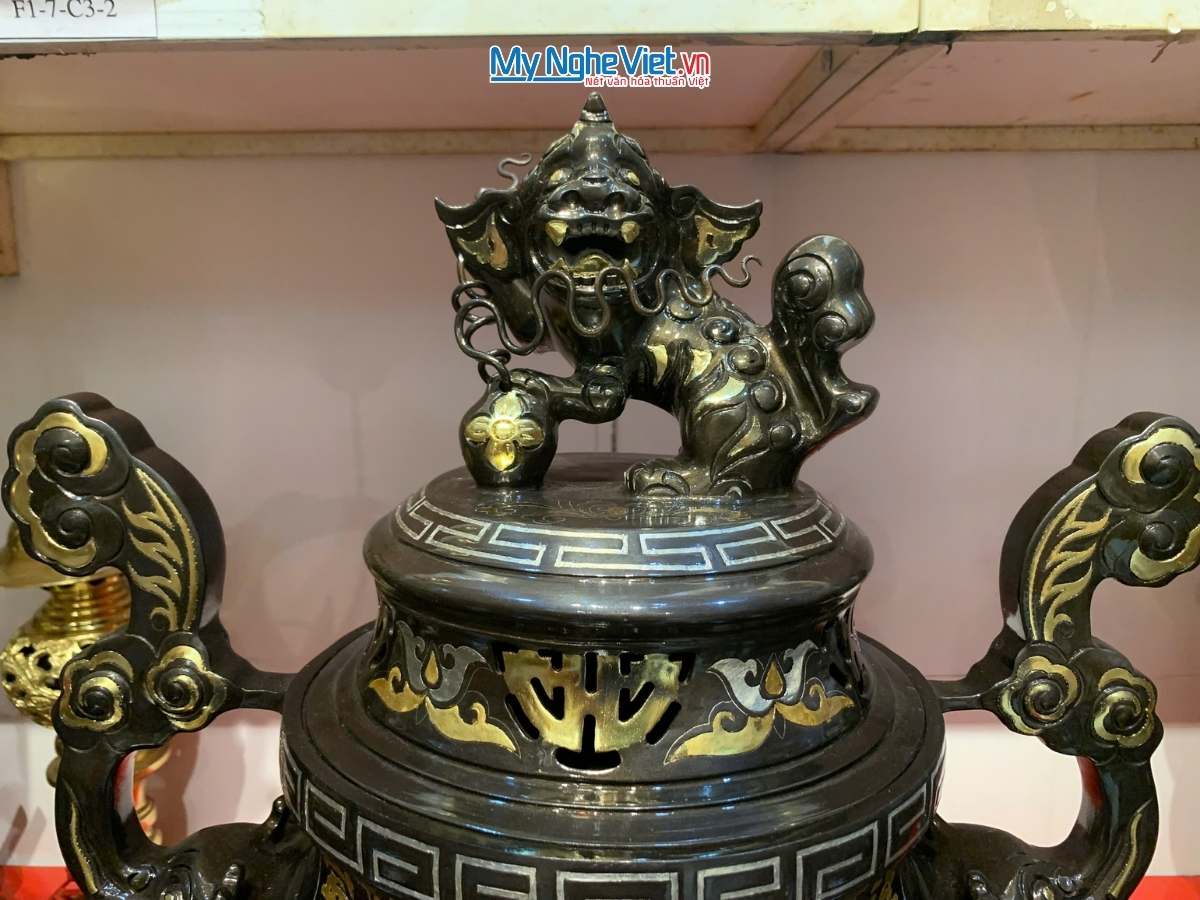 Bộ ngũ sự đồng tam khí đỉnh cao 60cm